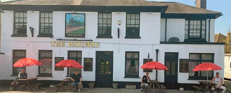 Railway Inn repainted 2020