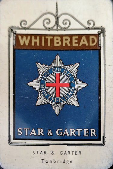 Star and Garter card