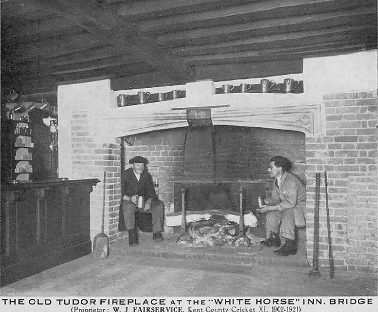 White Horse Tudor fireplace 1935