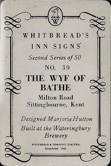 Wyf of Bath card 1950