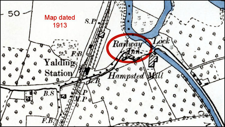 Yalding map 1913