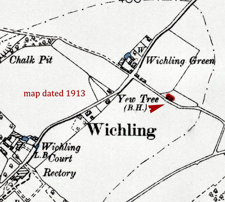 Yew Tree map 1913