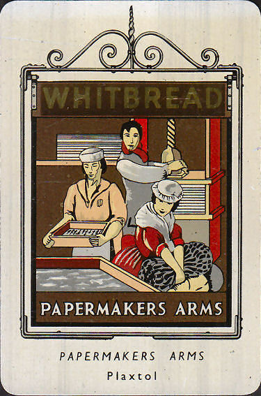 Papermakers Arms card 1950