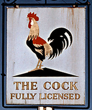Cock Inn sign 1960s