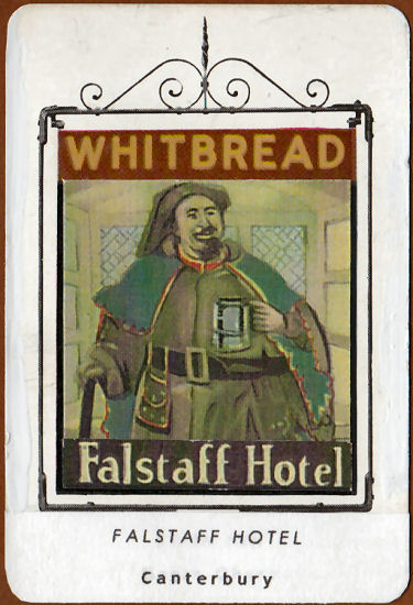 Falstaff Hotel sign