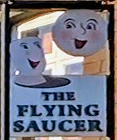 Flying Saucer sign 2020