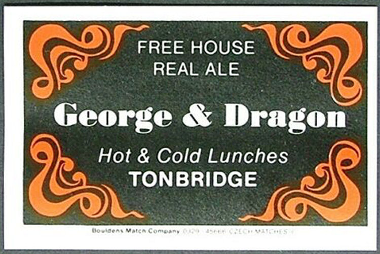 George and Dragon matchbox