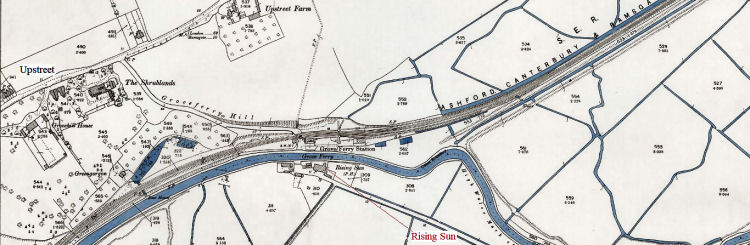 Grove Ferry map 1896