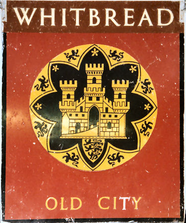 Old City of Canterbury sign 1950s
