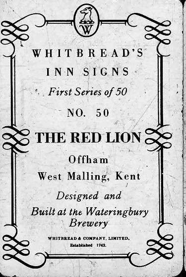 Red Lion sign 1949
