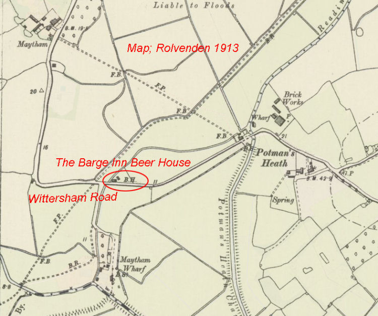 Rolvenden map 1913