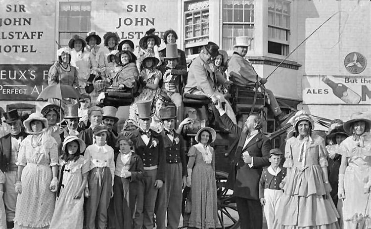 Sir John Falstaff 1936 Pickwick celebrations