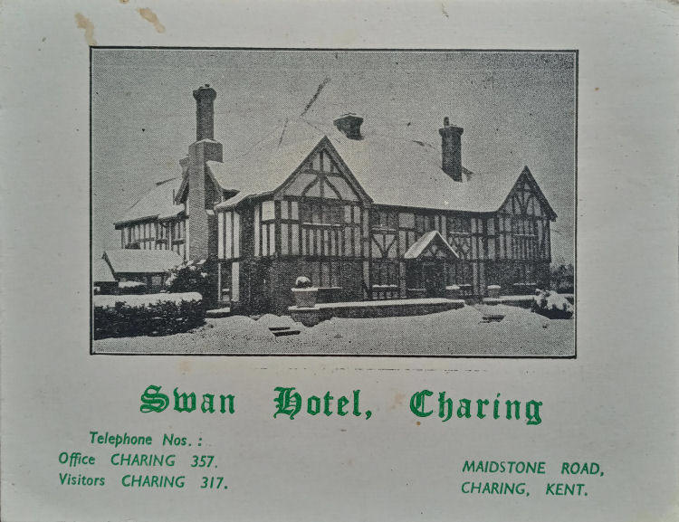 Swan card 1950s