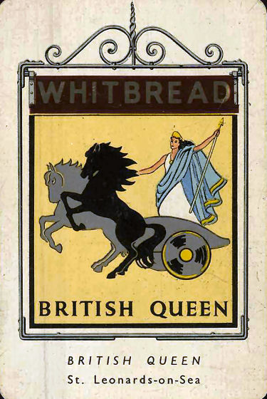 British Queen card 1949