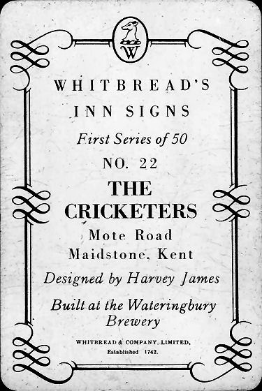 Cricketer's card 1949