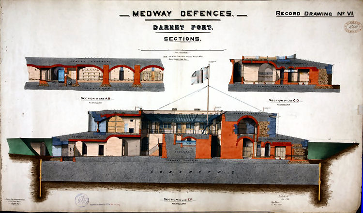 Darnet Fort plans 1877