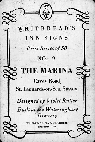 Marina Inn card 1949