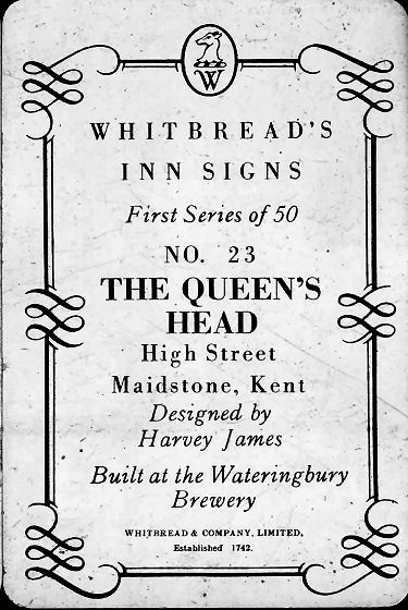Queen's Head card 1949