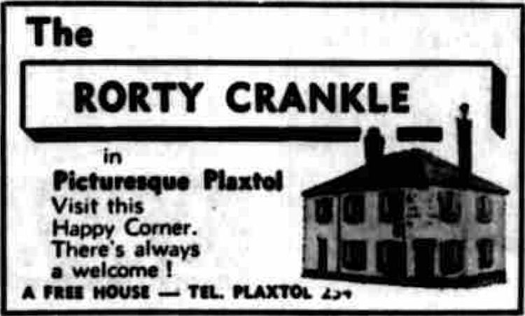 Rorty Crankle advert 1970