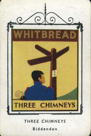 Three Chimneys card 1953