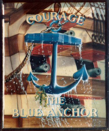 Blue Anchor sign 1986
