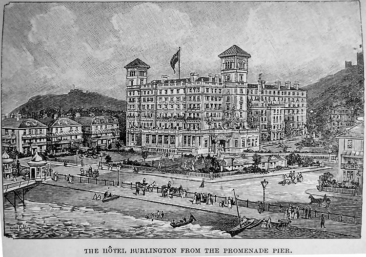 Burlington Hotel print 1897