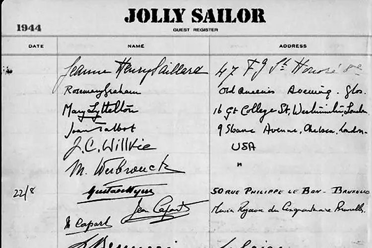 Jolly Sailor guestbook