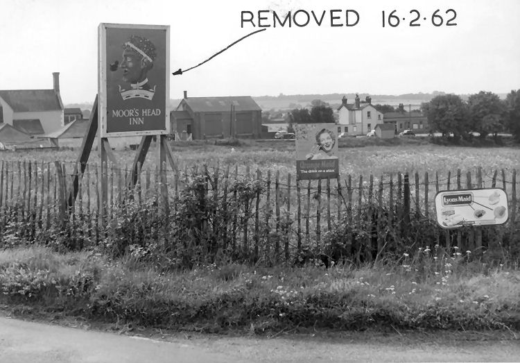Moors Head sign 1960