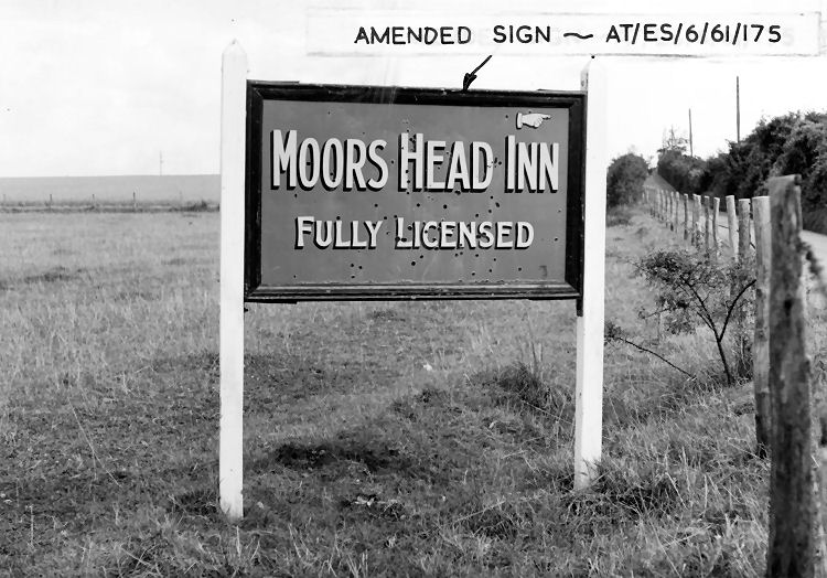 Moors Head sign 1950