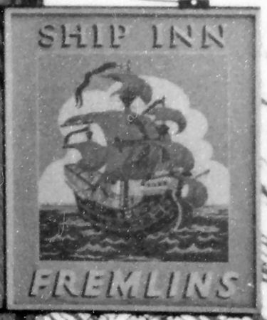 Ship Inn sign 1963