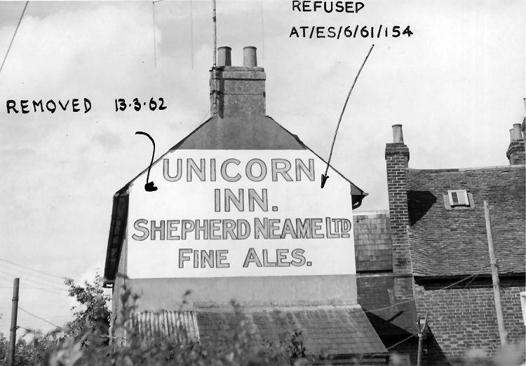 Unicorn sign 1960