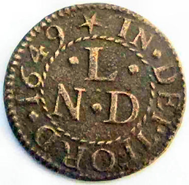 King's Head token 1649