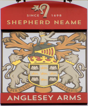 Anglesey Arms sign 2021