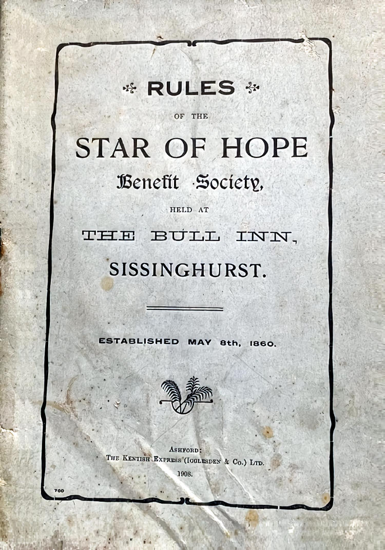 Star of Hope benefit club book 1908