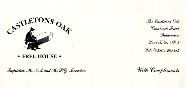 Castleton's Oak card 1988