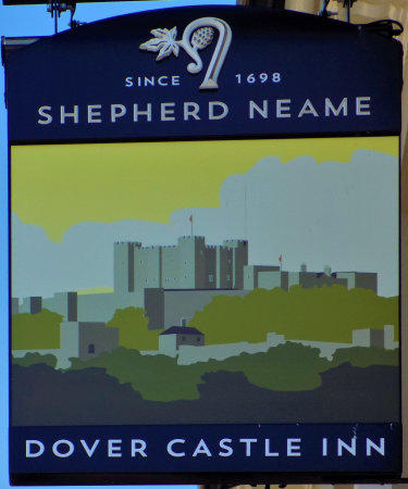 Dover Castle Inn sign 2018