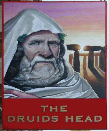 Druids Head sign