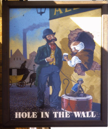 Hole In The Wall sign 1998
