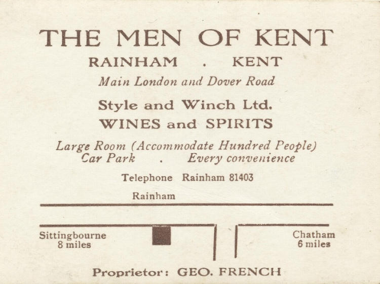 Man of Kent card 1937