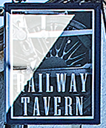Railway Tavern sign 2023