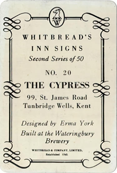 Cypress card 1950