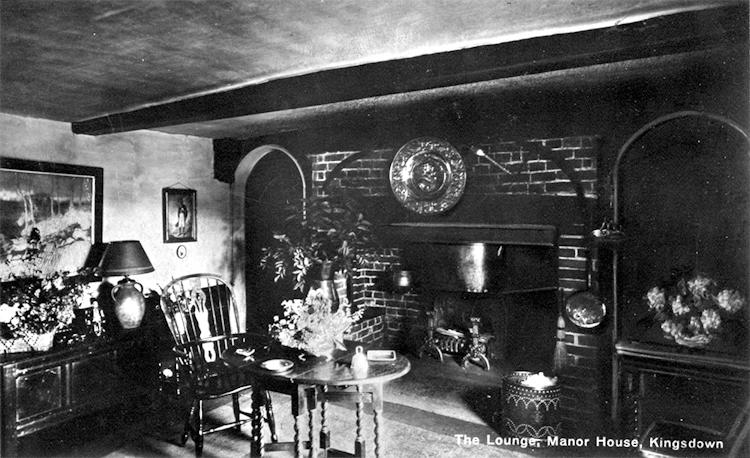 Manor Houe fireplace 1965