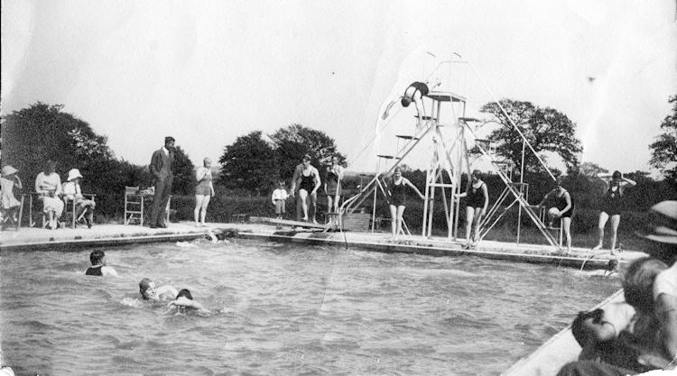 Manor House pool 1965