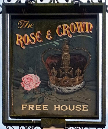 Rose and Crown sign 2023