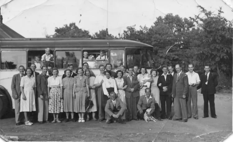 Walderslade Club outing 1949