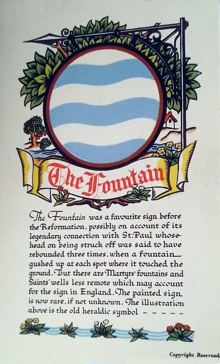 Fountain sign 1948
