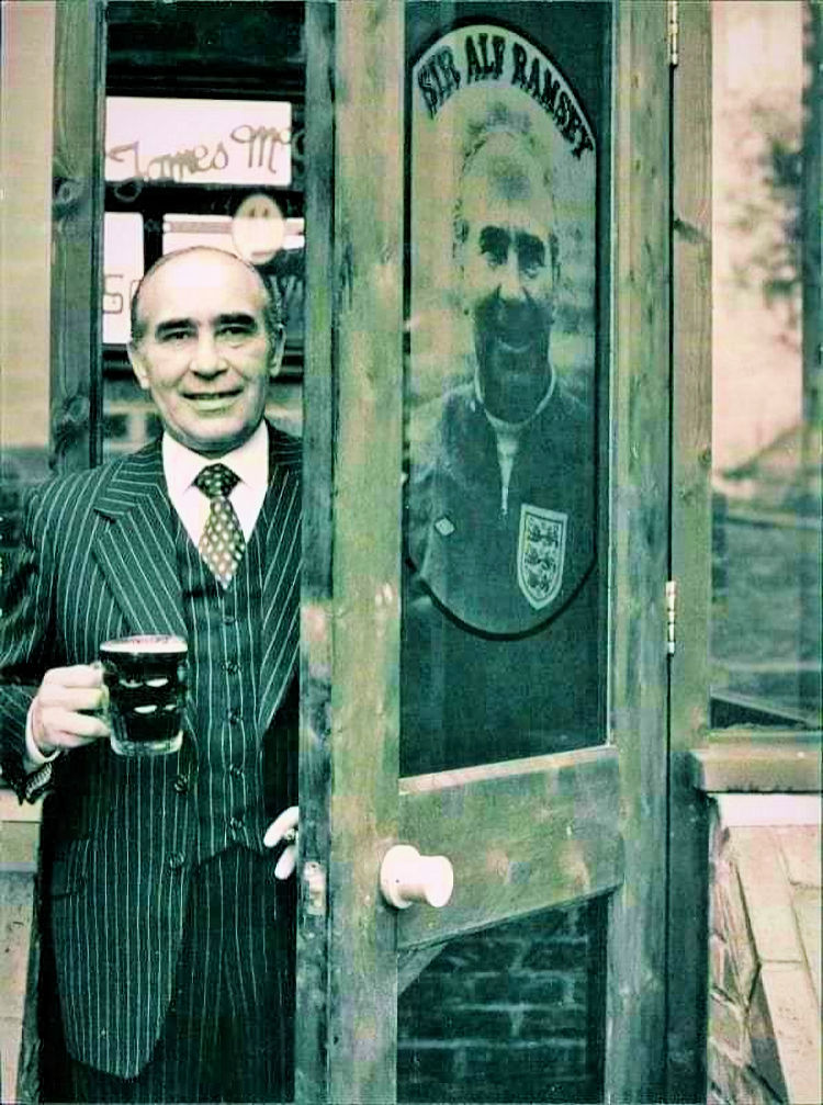 Sir Alf Ramsey opeing 1974