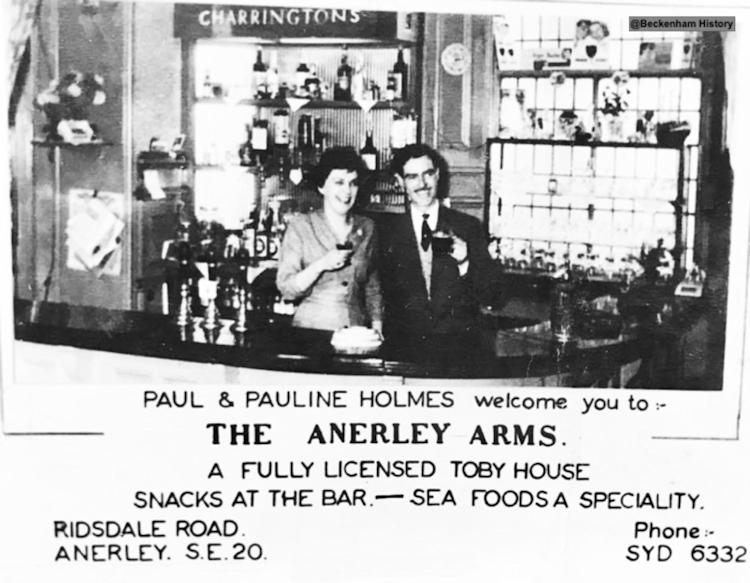 Anerley Arms card