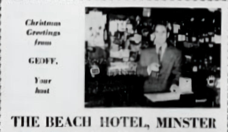 Beach Hotel card 1970
