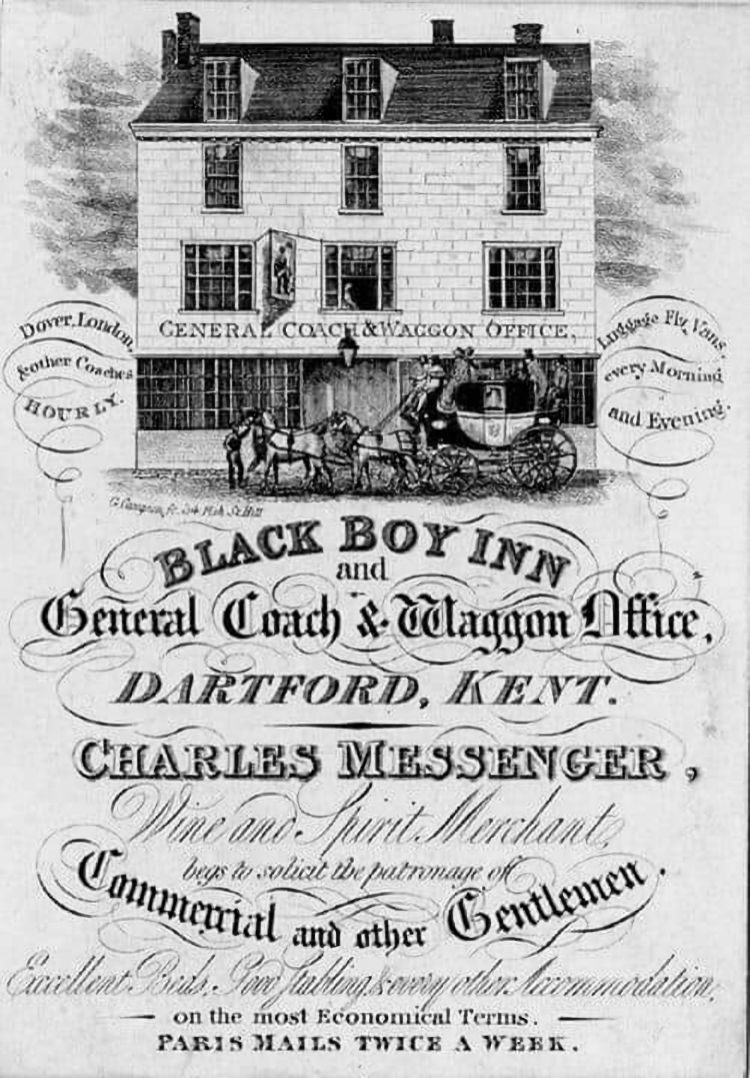 Black Boy advert 1850s